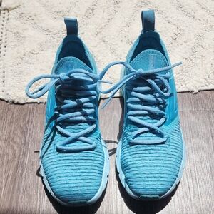 Under Armour Blue Sneakers Lightweight Canvas Slip-On